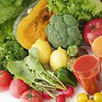 To aide in digestion eat fruits and vegetables